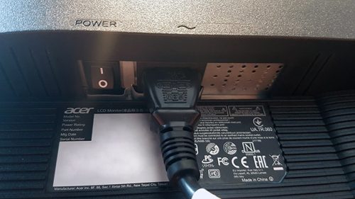 iec power plug inlet monitor