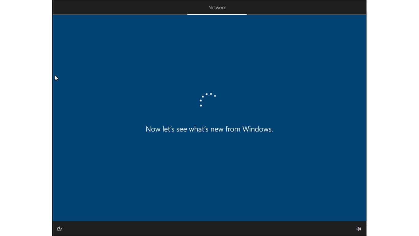windows 10 setup getting updates