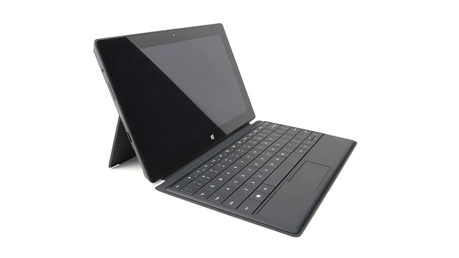 A Surface Pro laptop.