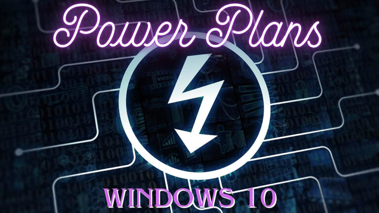 How to change the power plans in Windows 10.