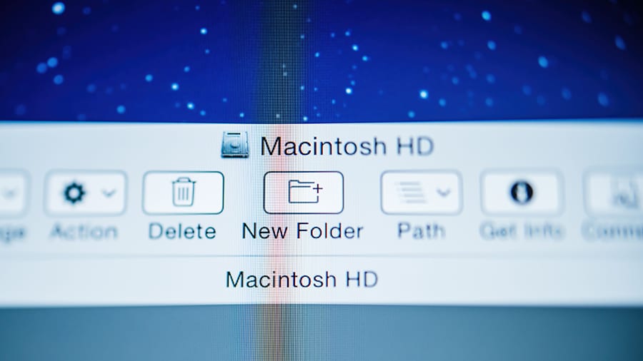 The Macintosh hard disk drive app.