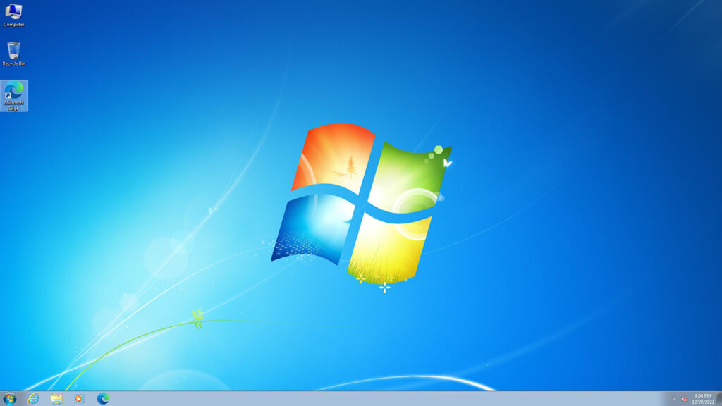A screenshot of Microsoft Windows 7.