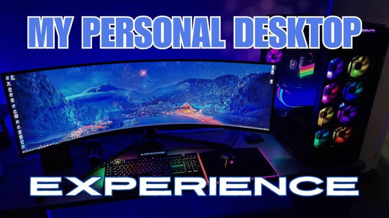 A personal experience between laptops and desktops.