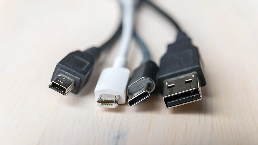 Various USB connectors.