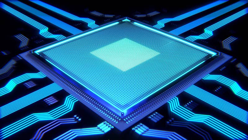 A virtual semiconductor of a computer.