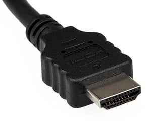 An HDMI plug.