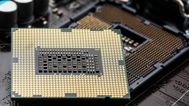 An Intel CPU without pins.